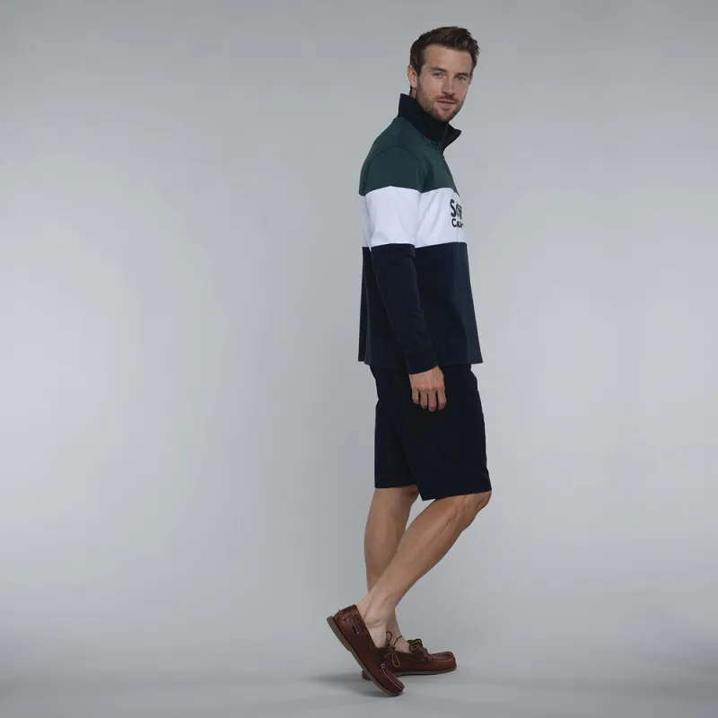 Schoffel Unisex Exeter Heritage 1/4 Zip Navy-3